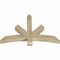Ekena Millwork Alberta Rough Sawn Timber Gable Bracket, Douglas Fir, 48"W x 32"H x 4"D x 4"F, 16/12 Pitch GBW048X32X0404ALB00RDF - alternate 3